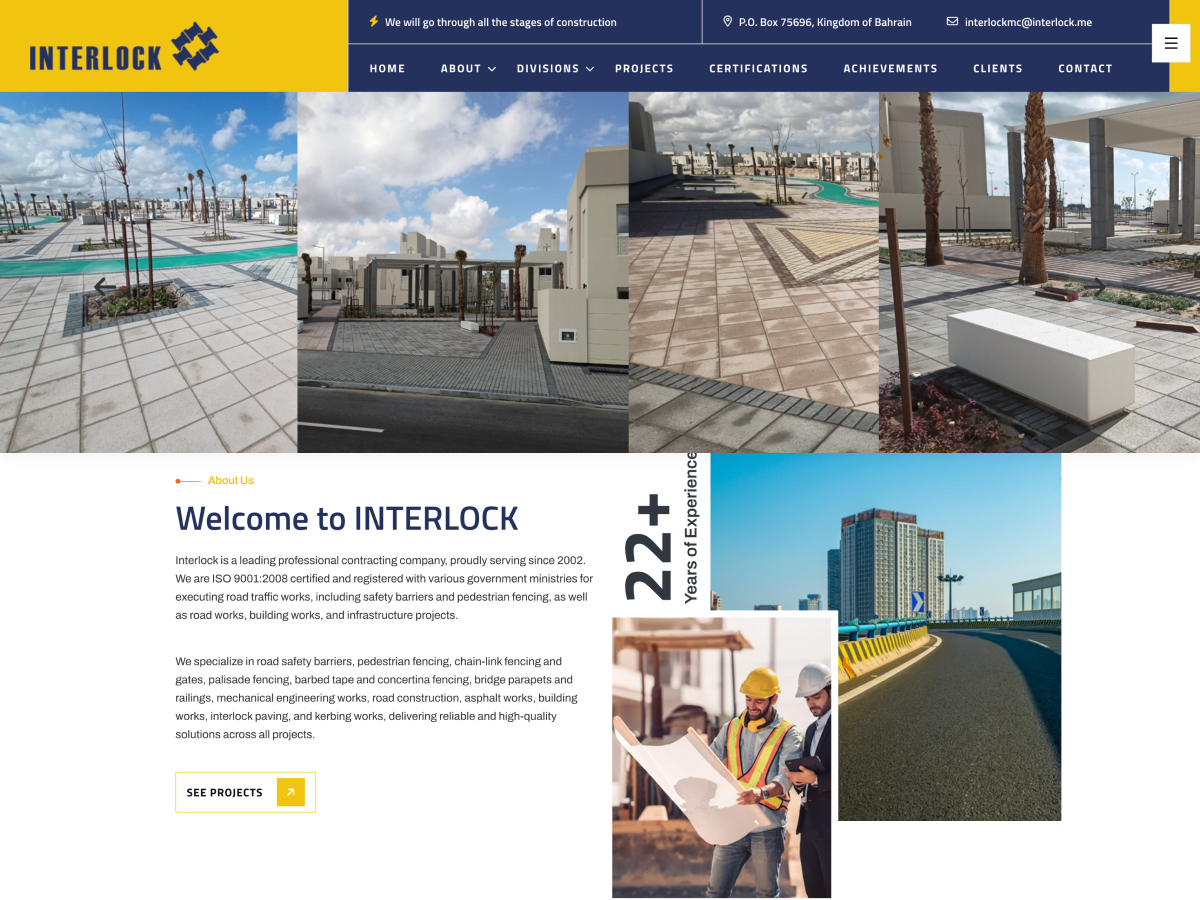 Interlock website screenshot
